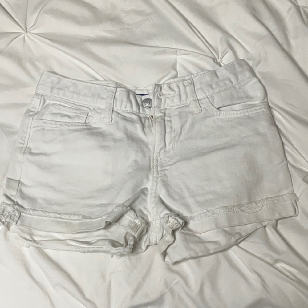Women's White Denim Shorts